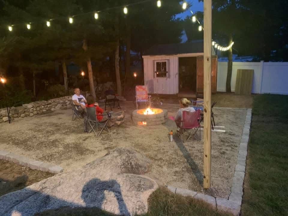 Gallery photos for From Bare Dirt to Fire Pit Hangout Spot: Image #2