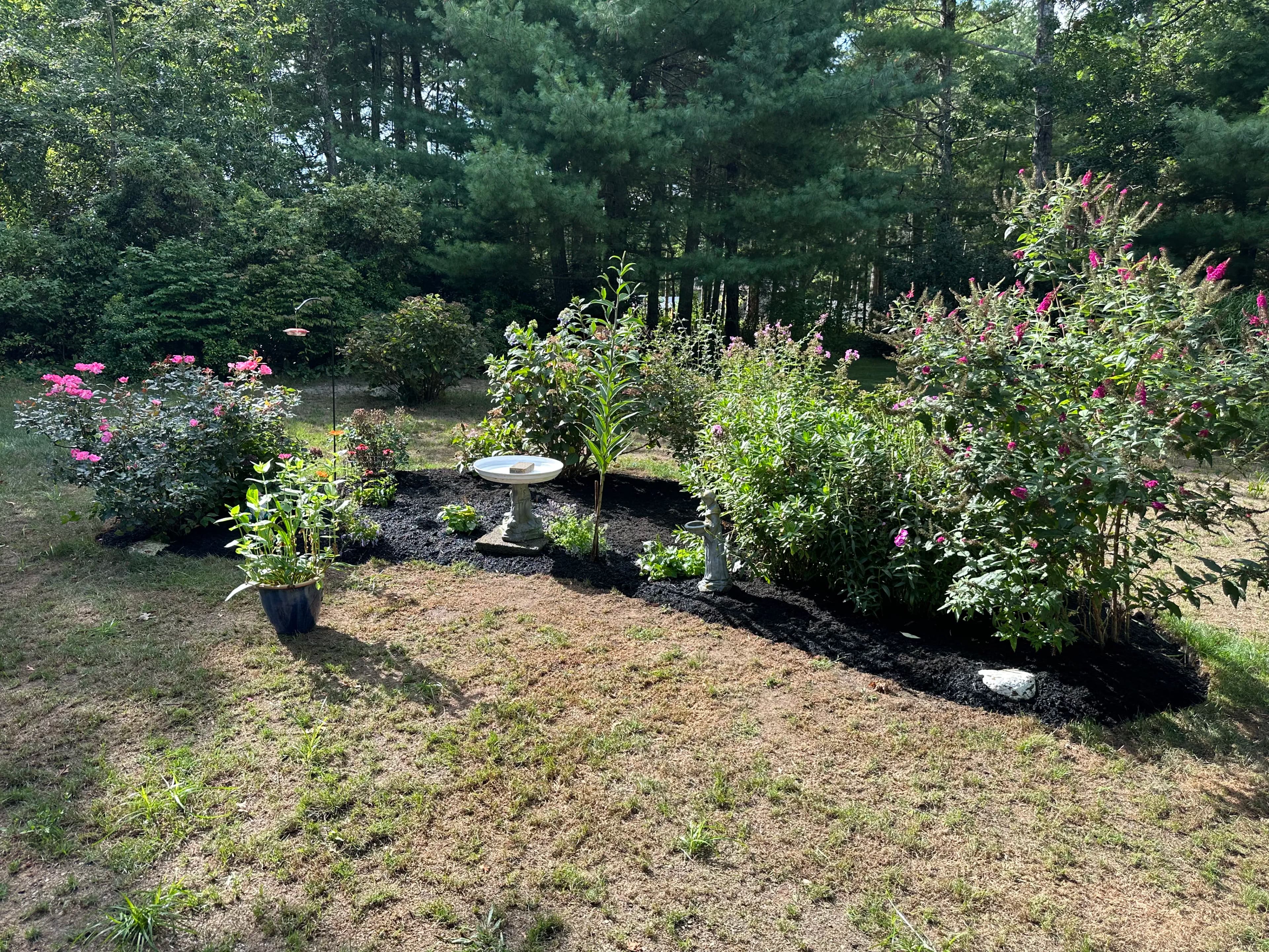 Project Fresh Perennials and Mulch Give These Garden Beds New Life image