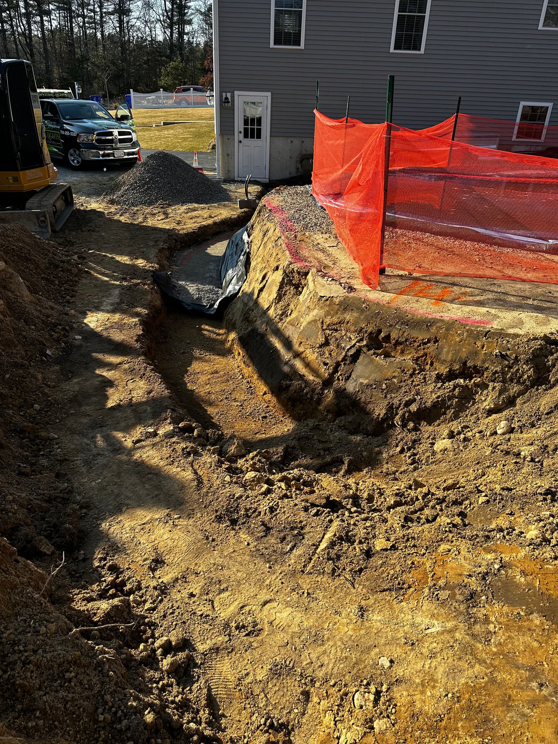 Retaining Wall and Pool Surround Built to Last in Sandwich